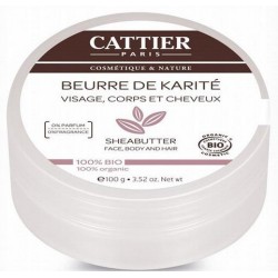 BEURRE DE KARITE BIO 100G CATTIER PARIS