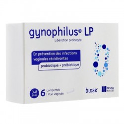 GYNOPHILUS LP VOIE VAGINALE 6 COMPRIMES BESINS HEALTHCARE