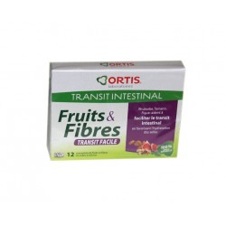 FRUITS & FIBRES 12 cubes à mâcher ORTIS