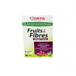FRUITS & FIBRES TRANSIT FACILE 30 comprimés ORTIS