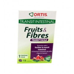 FRUITS & FIBRES TRANSIT FACILE 15 comprimés ORTIS