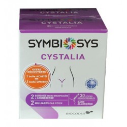 SYMBIOSYS CYSTALIA LOT DE 2 X 30 STICKS BIOCODEX
