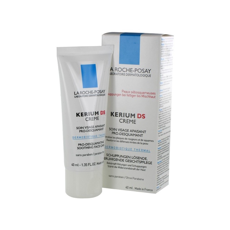 Kerium DS Crème Apaisant Pro-desquamant 40 ml | La Posay | Peaux sébosquameuses