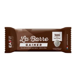 GAINER BARRE CHOCOLAT CREME VANILLE 90G EAFIT