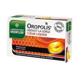 OROPOLIS® COEUR LIQUIDE PROPOLIS MIEL X16 PASTILLES MEDIFLOR