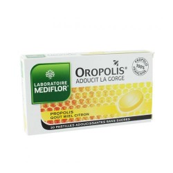 OROPOLIS® PROPOLIS MIEL CITRON X20 PASTILLES MEDIFLOR