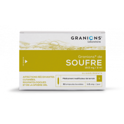 GRANIONS DE SOUFRE 19,5 mg/2ml, solution buvable