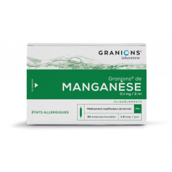 GRANIONS DE MANGANESE 0.1mg/2ml, solution buvable