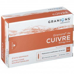 GRANIONS DE CUIVRE 0,3 mg/2 ml, solution buvable