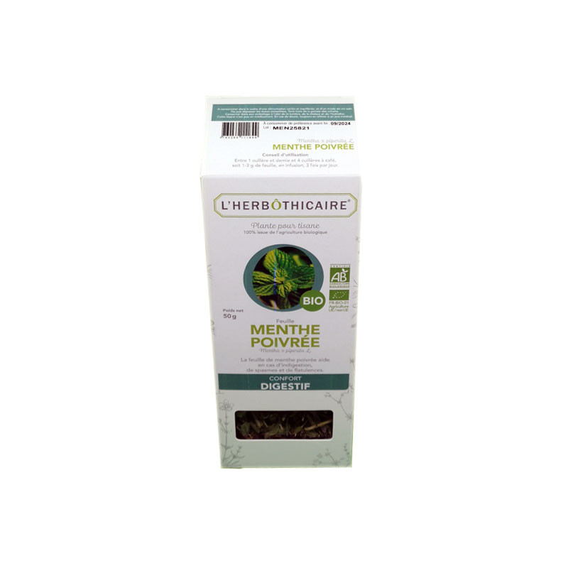 INFUSION MENTHE POIVREE BIO 35G L HERBOTHICAIRE