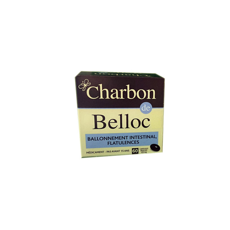 CHARBON DE BELLOC 60 CAPSULES
