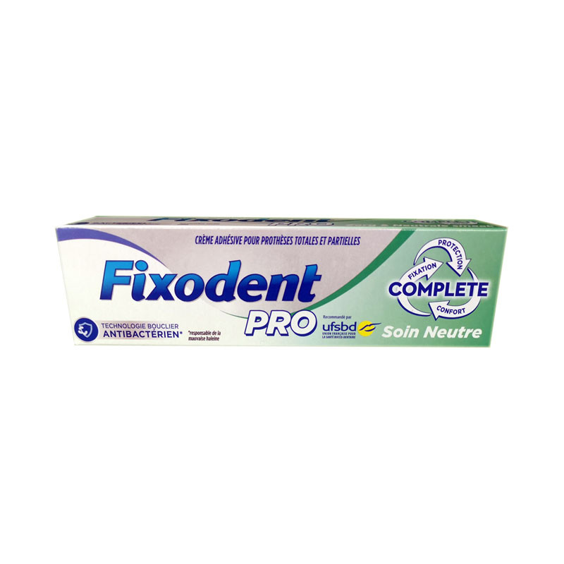 FIXODENT Fixodent crème fixative bouclier antibactérien original