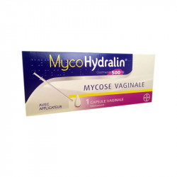 MycoHydralin 500mg capsule vaginale avec applicateur