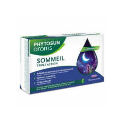 SOMMEIL TRIPLE ACTION 30 COMPRIMES PHYTOSUN AROMS