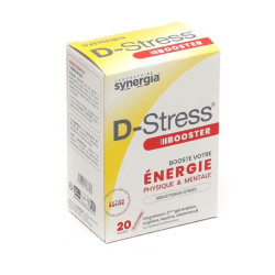 D-STRESS BOOSTER ÉNERGIE 20 SACHETS SYNERGIA